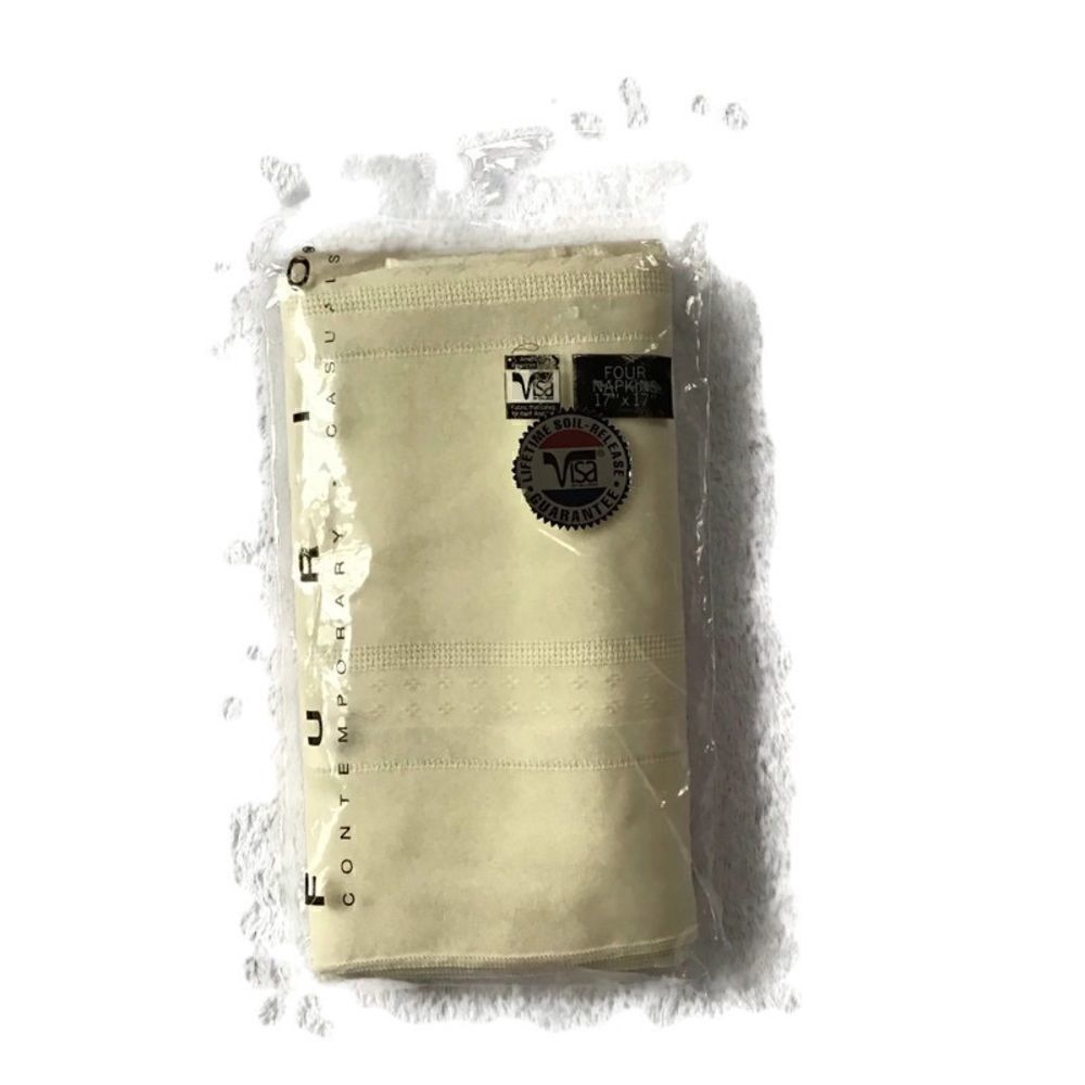 Furio New Old Stock 4 Pack Fabric Napkins